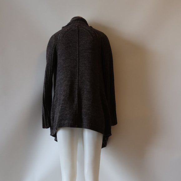 LINE. NO CLOSE ASYMMETRIC CARDIGAN SWEATER XS * - Picture 7 of 12